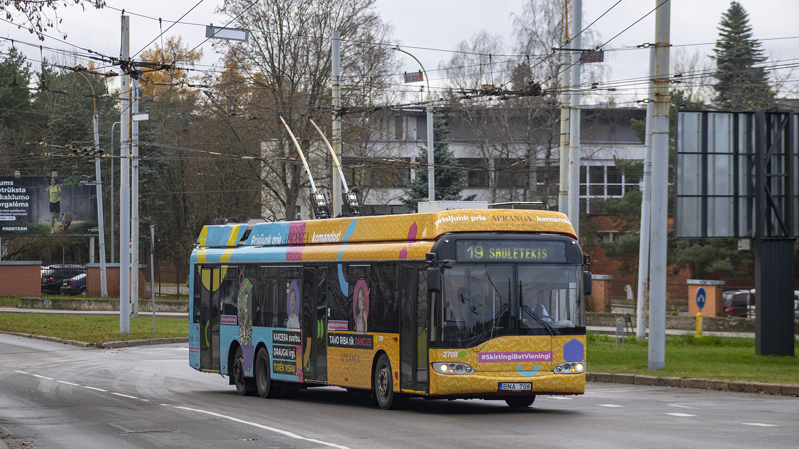 Vilnius, Solaris Trollino II 15 AC č. 2708