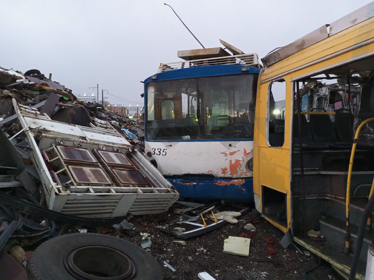 Petrozavodsk, VZTM-5284 N°. 335; Petrozavodsk — Storage and decommissioning bases for trolleybuses