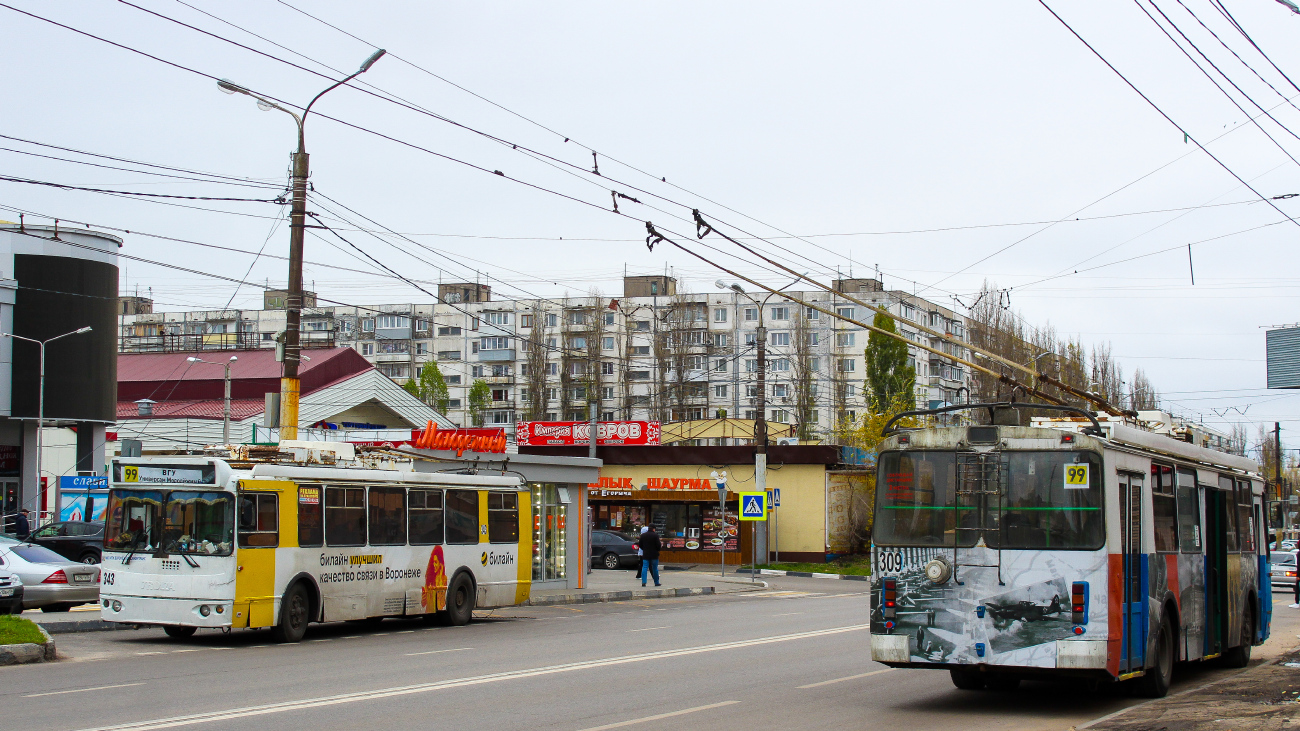 Воронеж, ЗиУ-682Г-016.02 № 309