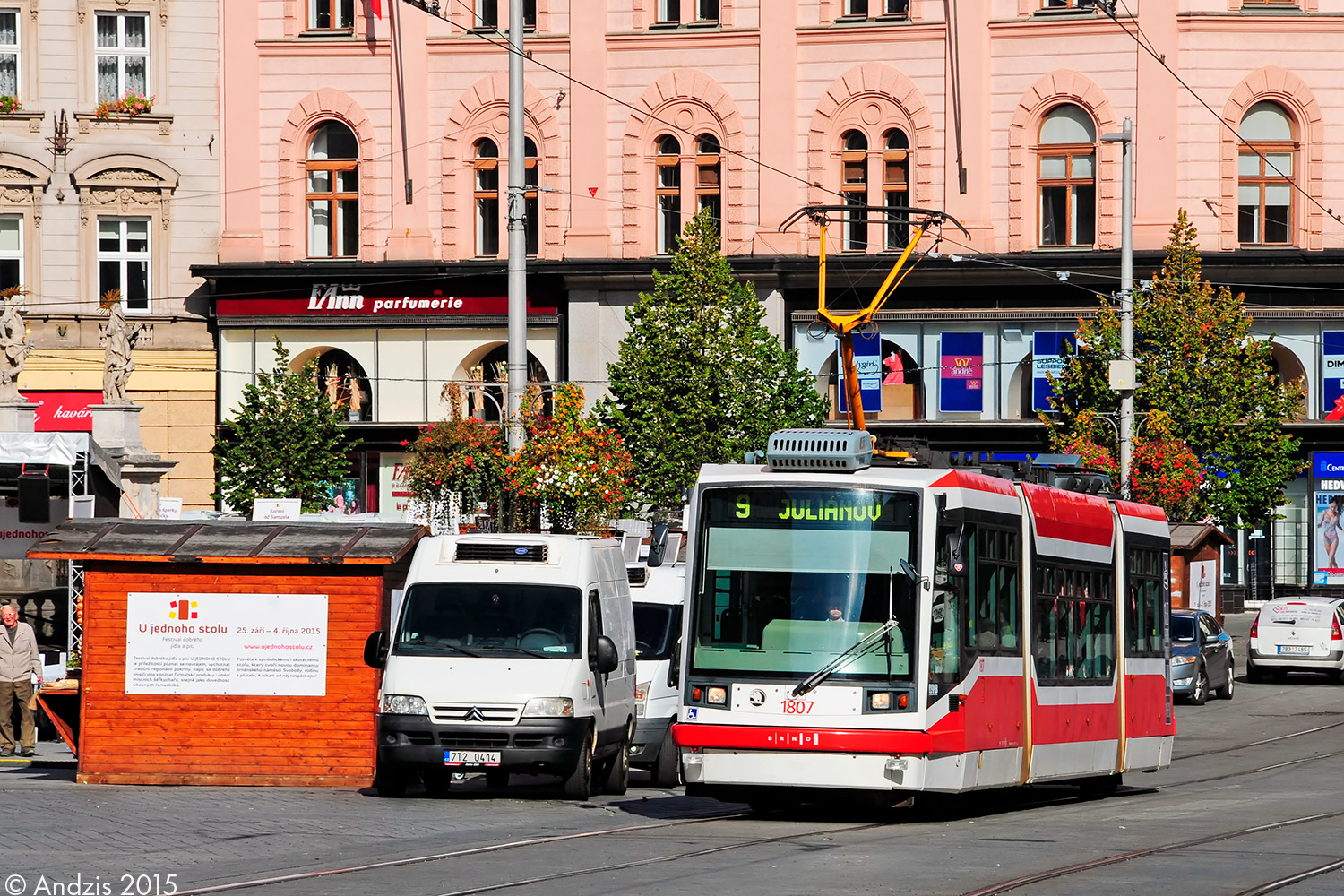 Brno, Škoda 03T6 Anitra № 1807