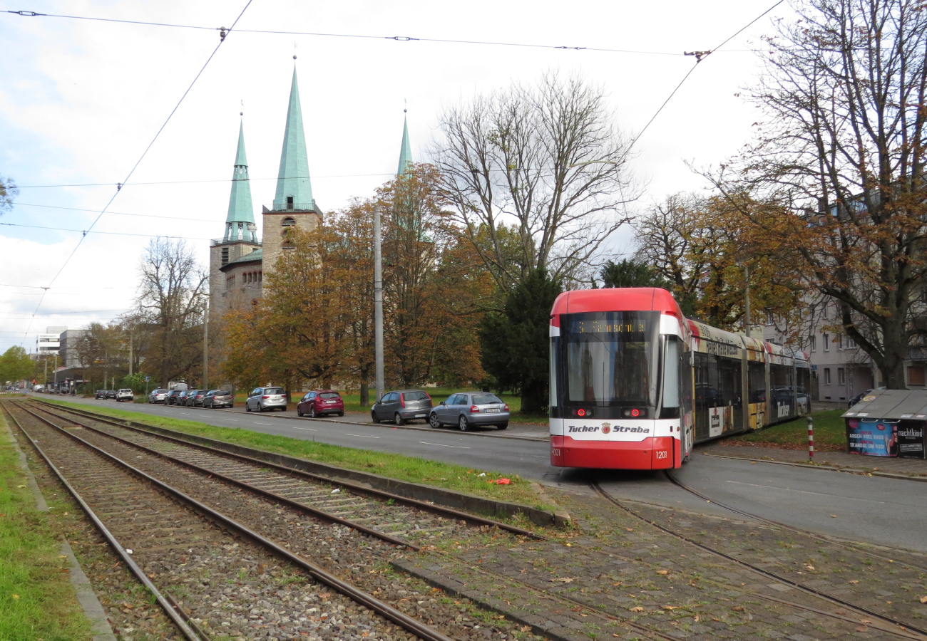 Нюрнберг, Stadler Variobahn № 1201; Нюрнберг — Трамвайные линии и инфраструктура