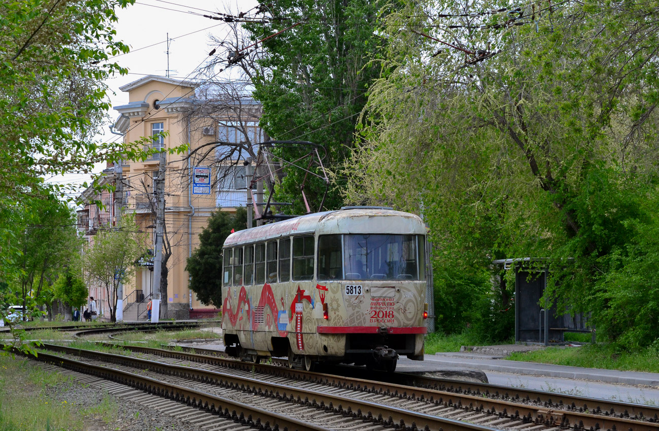 Волгоград, Tatra T3SU № 5813