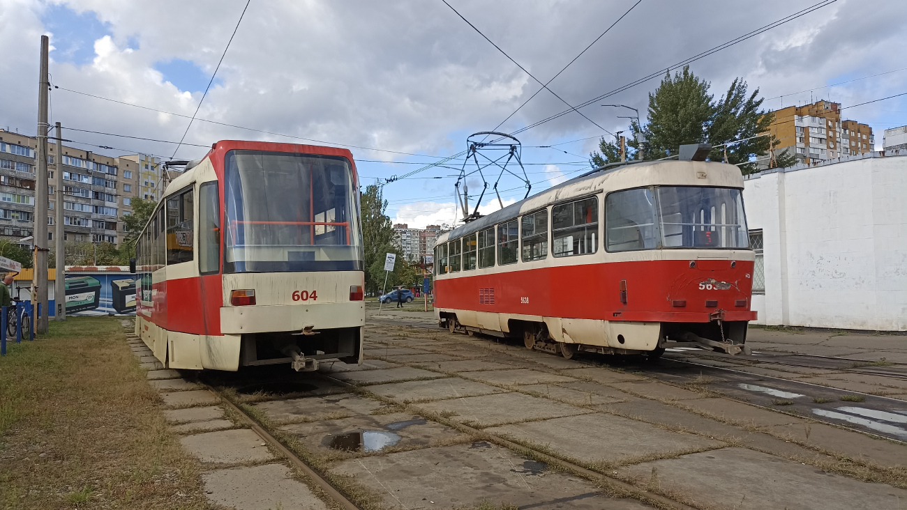 Киев, T3UA-3 «Каштан» № 604; Киев, Tatra T3SUCS № 5638