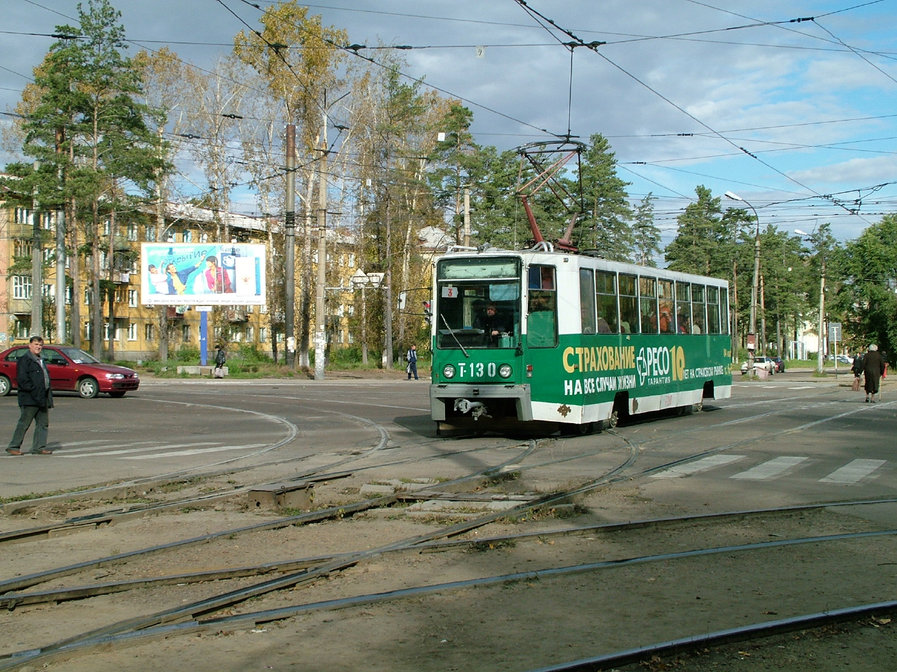 Angarsk, 71-608K № 130; Angarsk — Tram lines and loops Angarsk, 71-608K № 130; Angarsk — Tram lines and loops