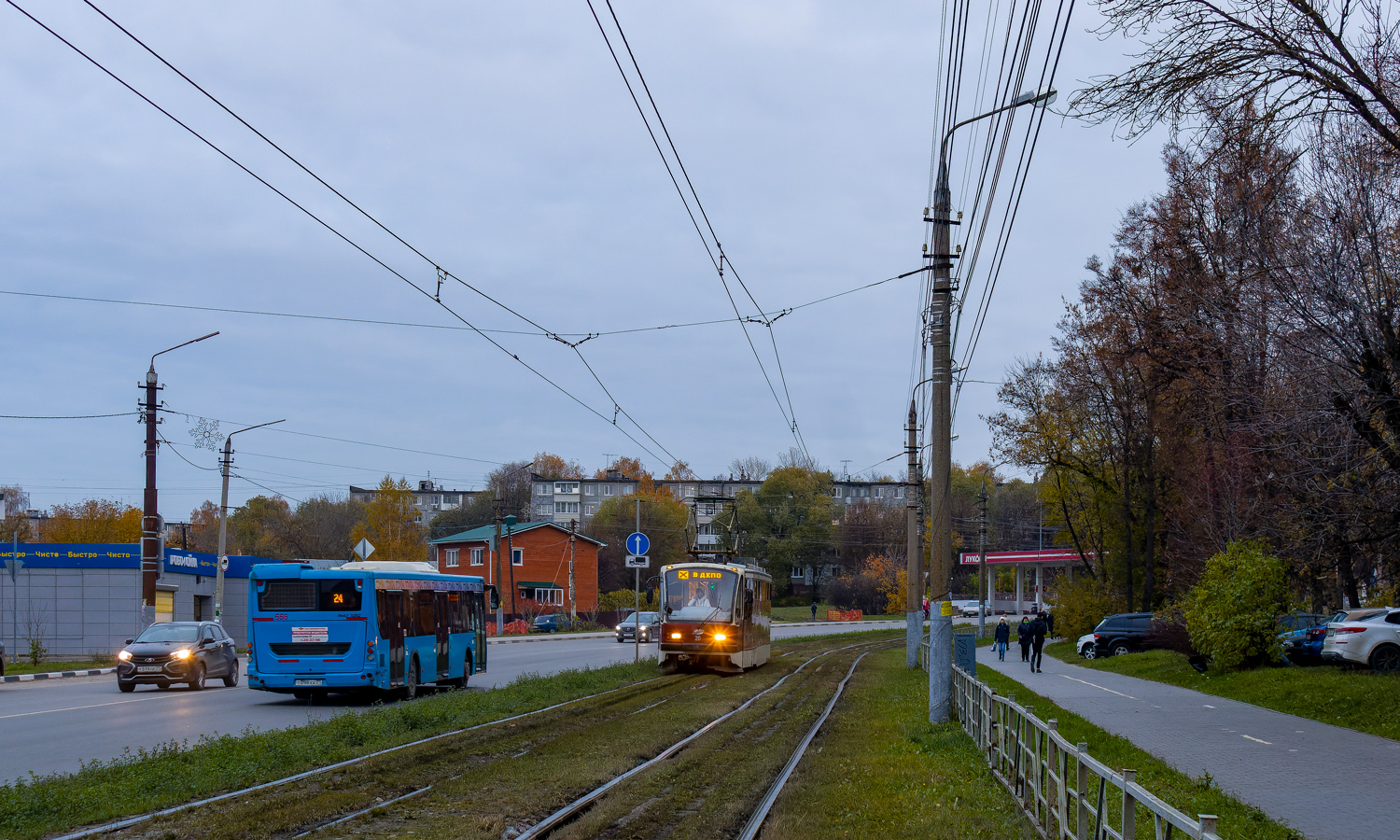 Тула, 71-407 № 20; Тула — Трамвайные линии