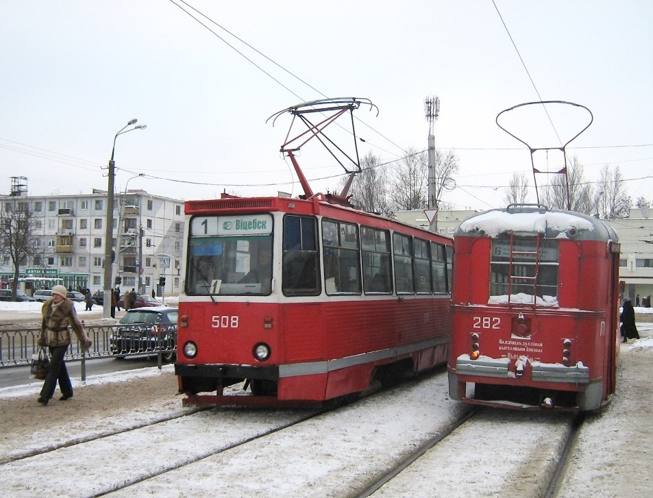 Витебск, 71-605А № 508; Витебск, РВЗ-6М2 № 282