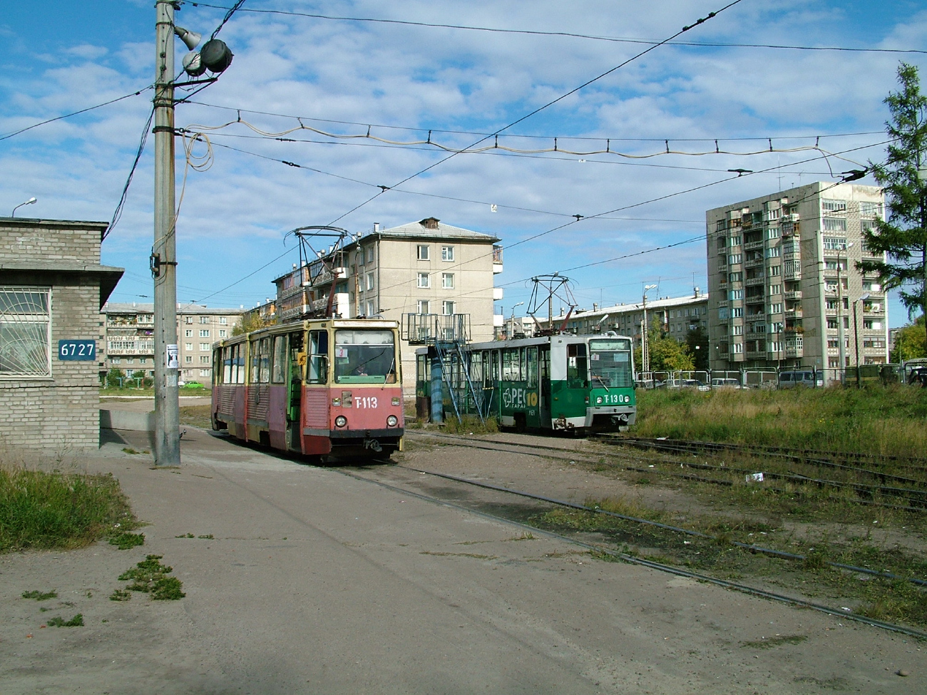 Ангарск, 71-605 (КТМ-5М3) № 113; Ангарск, 71-608К № 130
