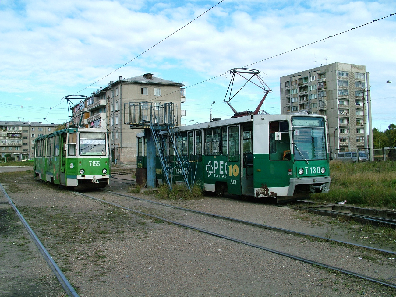 Ангарск, 71-605 (КТМ-5М3) № 155; Ангарск, 71-608К № 130