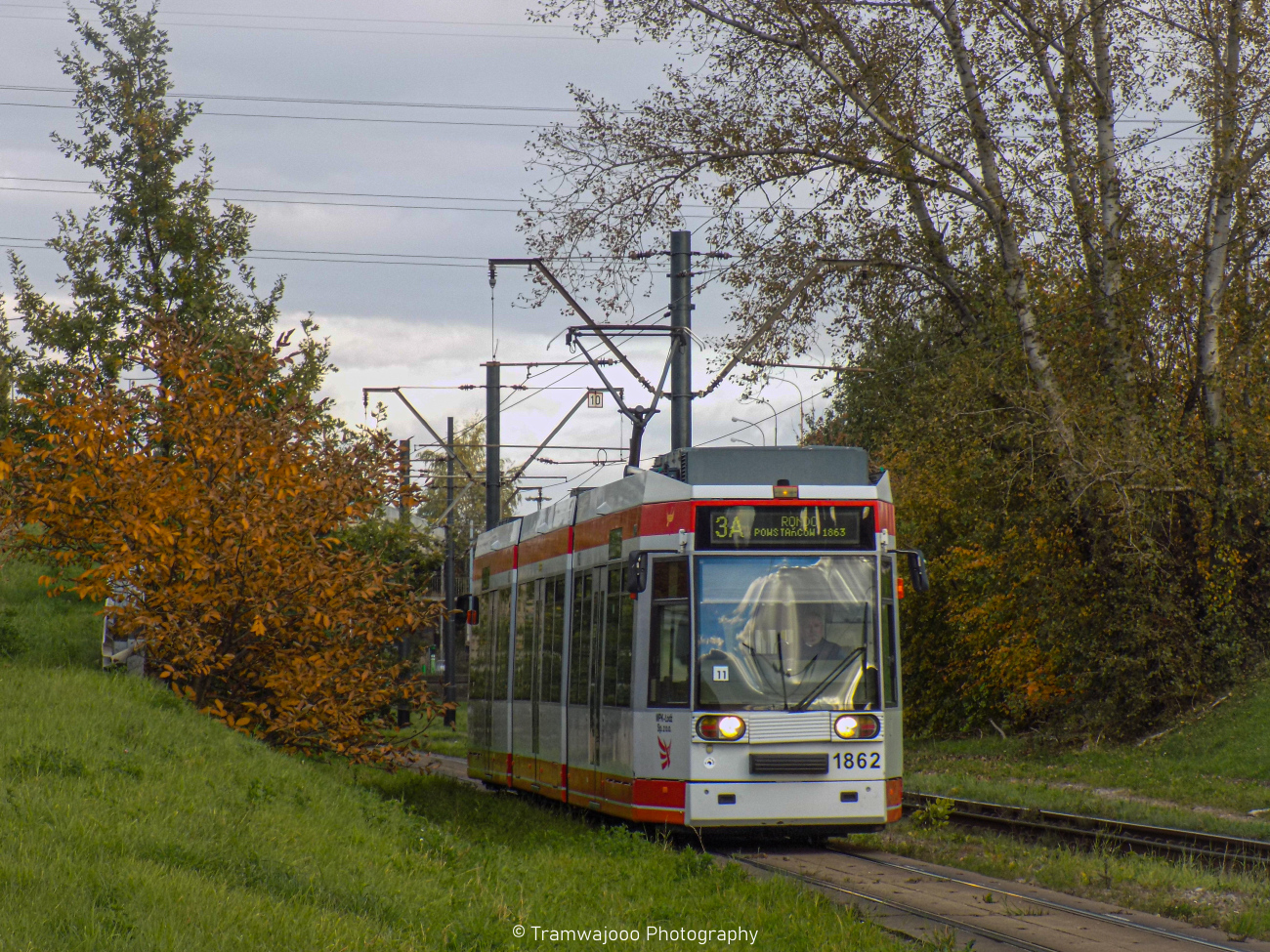 Лодзь, Duewag MGT6D № 1862