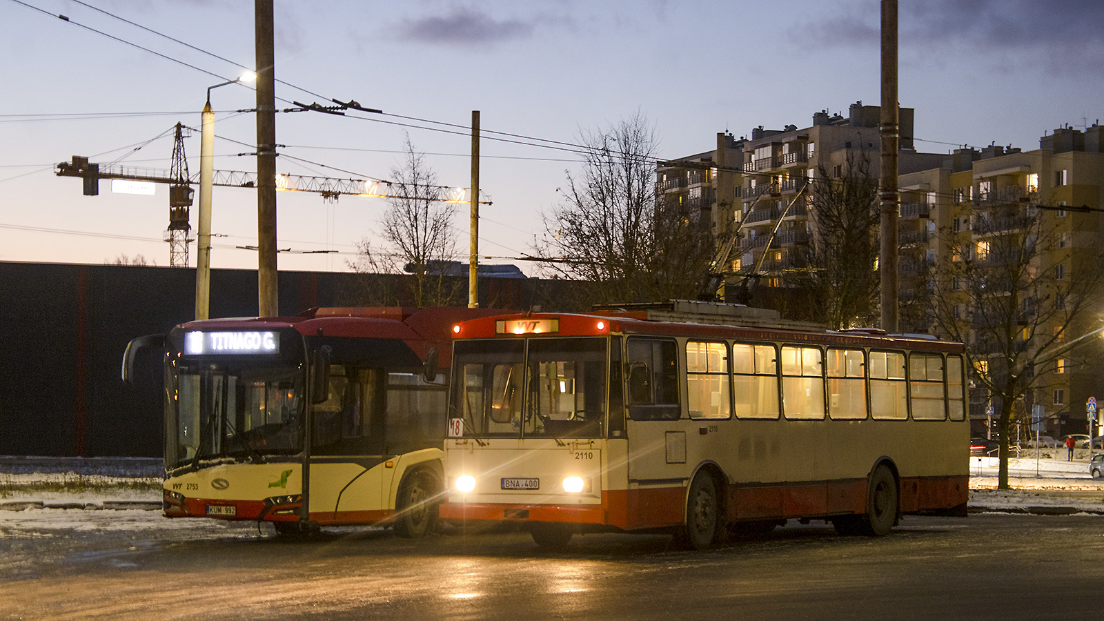 Вільнюс, Škoda 14Tr10/6 № 2110