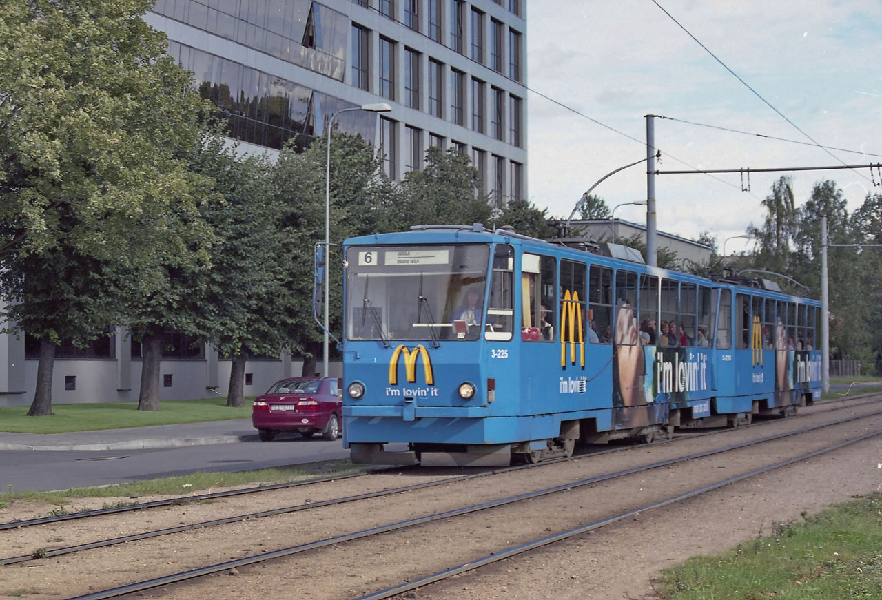 Рига, Tatra T6B5SU № 3-225