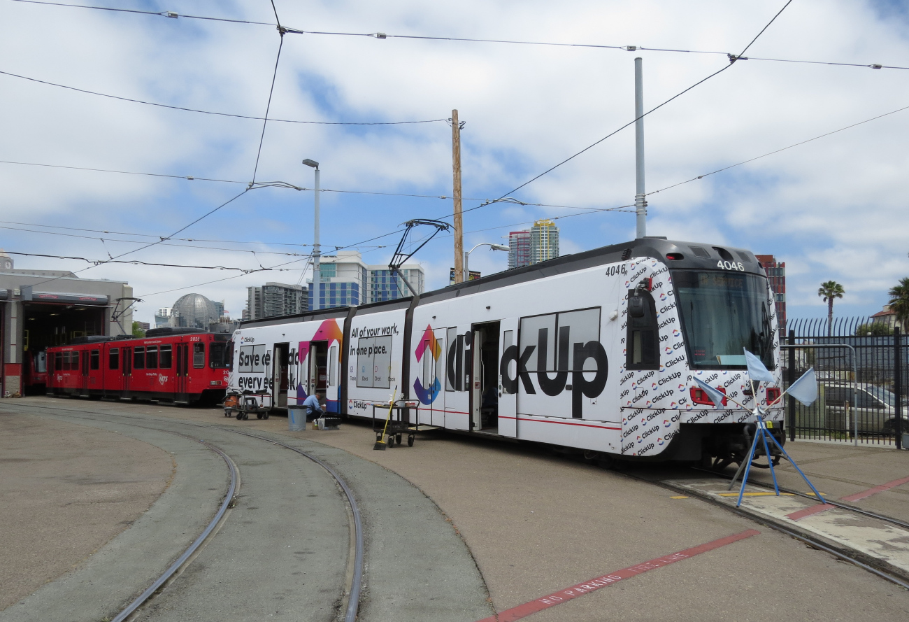 Сан-Диего, Siemens S70 LRV № 4046; Сан-Диего — San Diego Trolley депо Сан-Диего, Siemens S70 LRV № 4046; Сан-Диего — San Diego Trolley депо