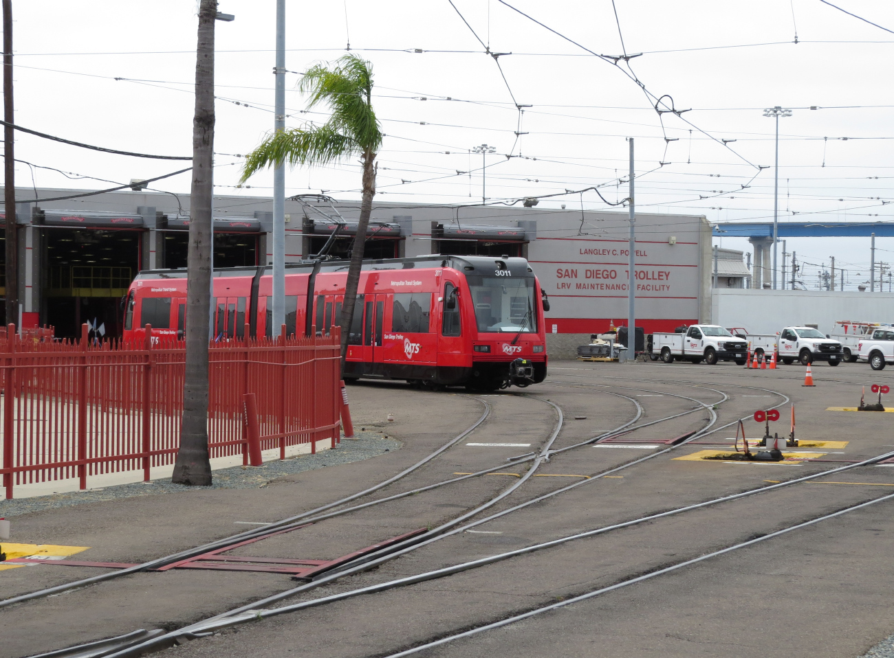 Сан-Диего, Siemens Avanto/S70 № 3011; Сан-Диего — San Diego Trolley депо