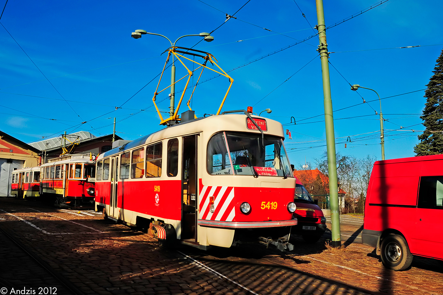 Прага, Tatra T3M № 5419