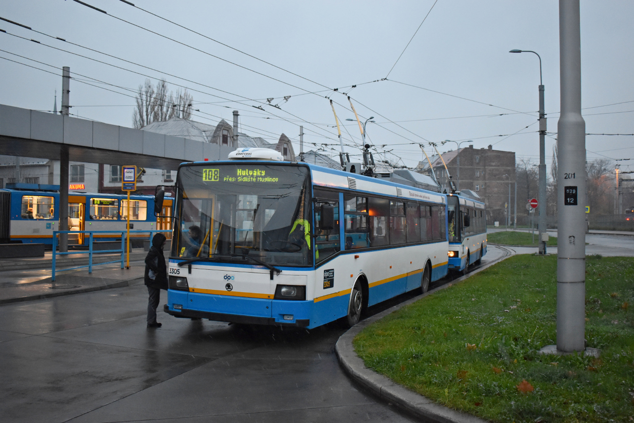 Острава, Škoda 21Tr № 3305