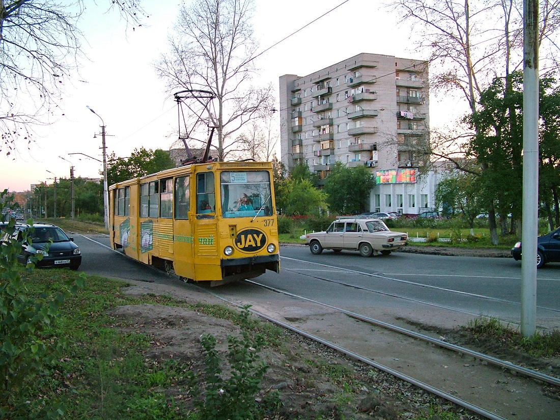 Хабаровськ, 71-605 (КТМ-5М3) № 377 Хабаровськ, 71-605 (КТМ-5М3) № 377