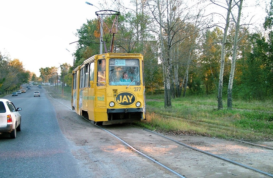 Khabarovsk, 71-605 (KTM-5M3) № 377 Khabarovsk, 71-605 (KTM-5M3) № 377