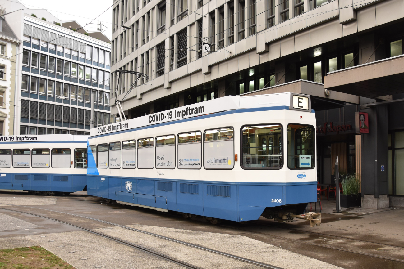 Цюрих, SWP/SIG/BBC Be 2/4 "Tram 2000 Pony" № 2408
