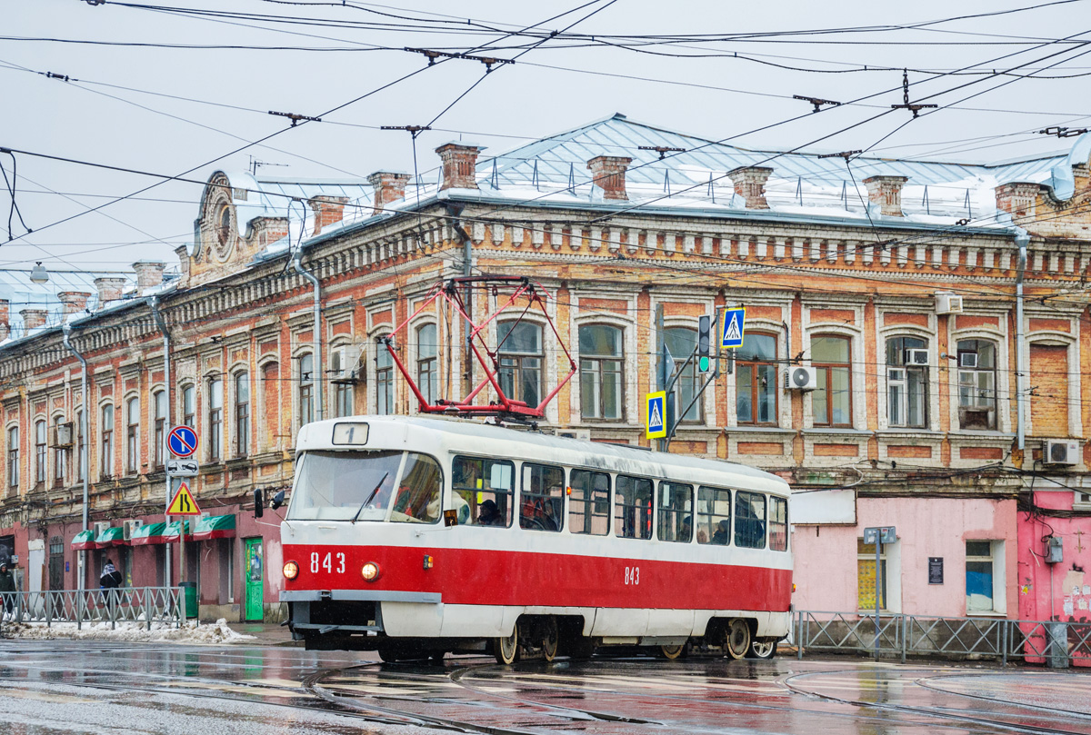 Самара, Tatra T3SU № 843