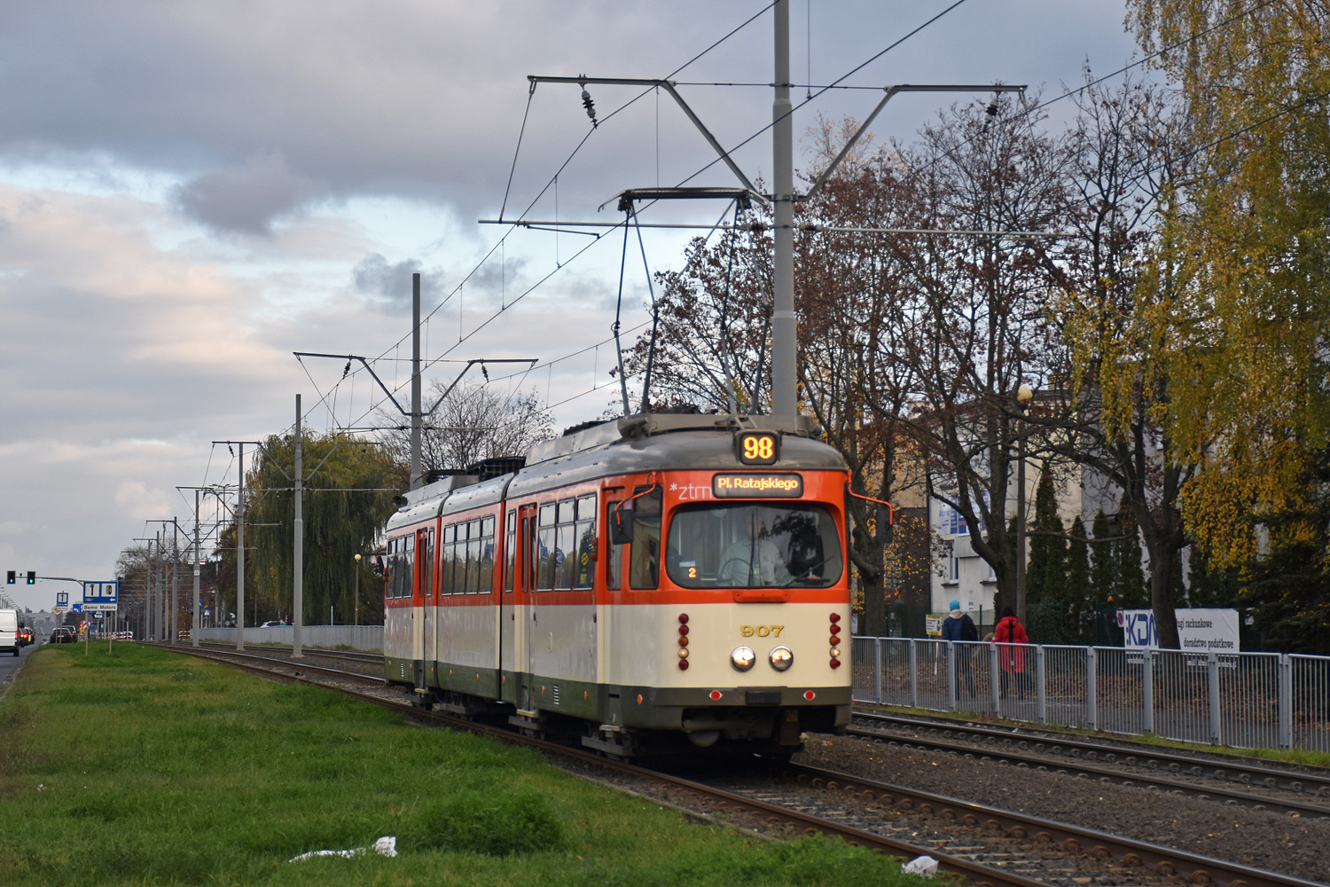 Познань, Duewag O № 907 Познань, Duewag O № 907