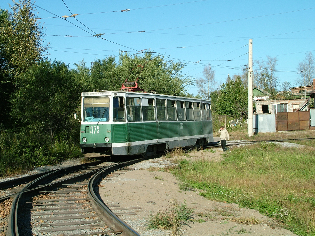 Хабаровск, 71-605 (КТМ-5М3) № 372; Хабаровск — Линии электротранспорта и инфраструктура
