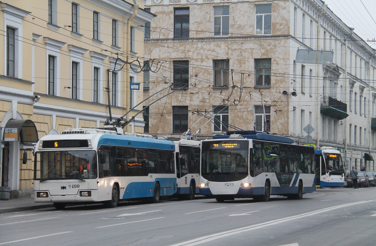 Санкт-Петербург, БКМ 321 № 2400; Санкт-Петербург, ВМЗ-5298.01 «Авангард» № 2322; Санкт-Петербург — Конечные станции и разворотные кольца