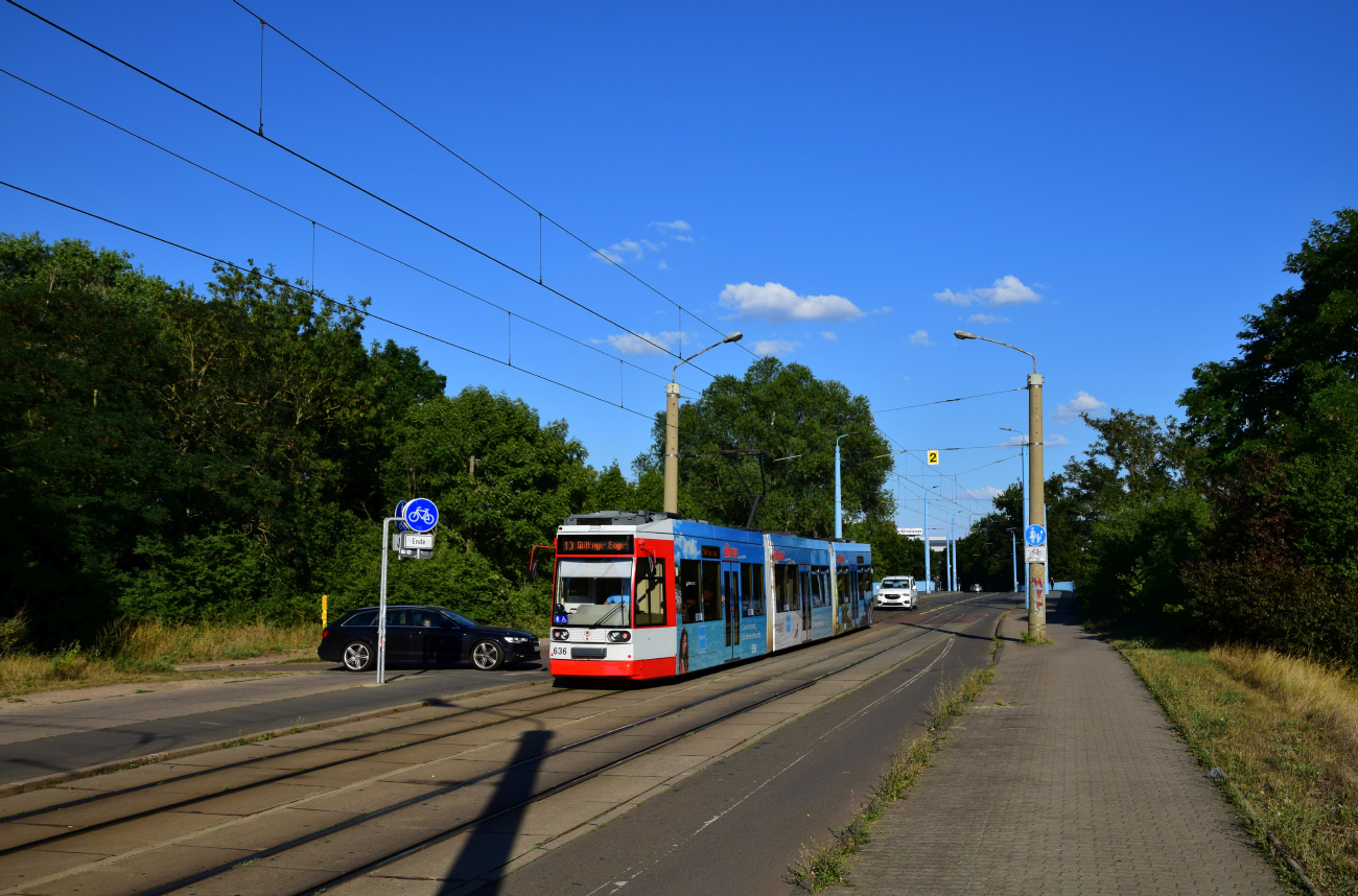 Галле, Duewag MGT6D № 636