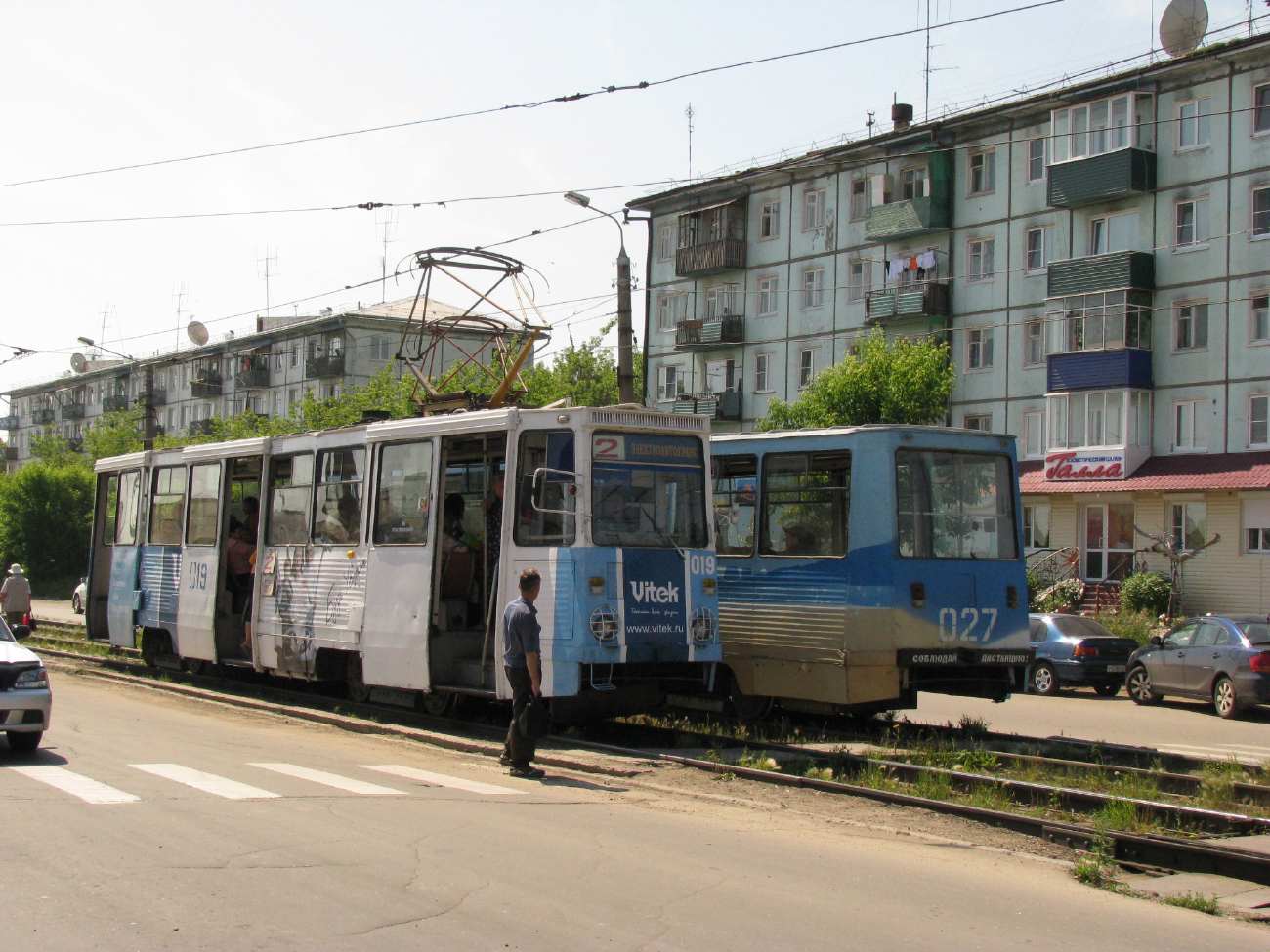 Усолье-Сибирское, 71-605 (КТМ-5М3) № 019; Усолье-Сибирское, 71-605 (КТМ-5М3) № 027