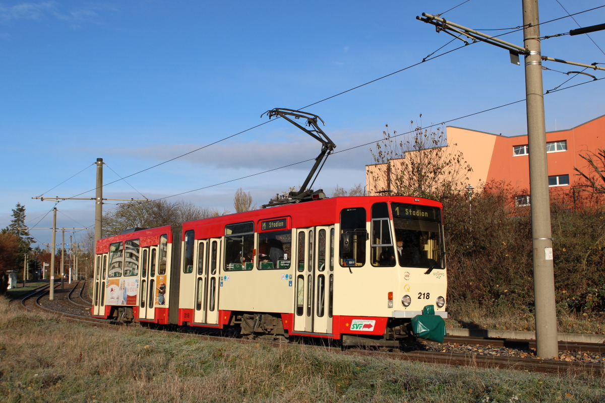 Frankfurt an der Oder, Tatra KT4DM № 218 Frankfurt an der Oder, Tatra KT4DM № 218
