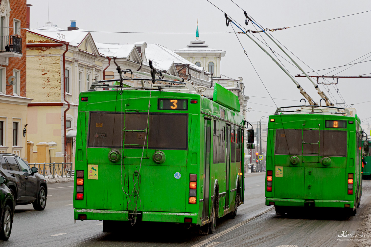 Kazany, Trolza-5275.03 “Optima” — 2363; Kazany, Trolza-5275.03 “Optima” — 2332