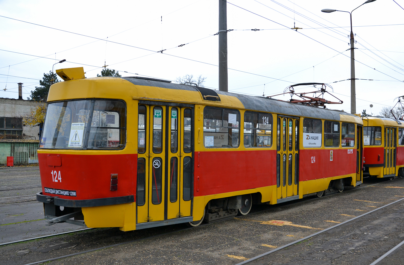 Краснодар, Tatra T3SU № 124