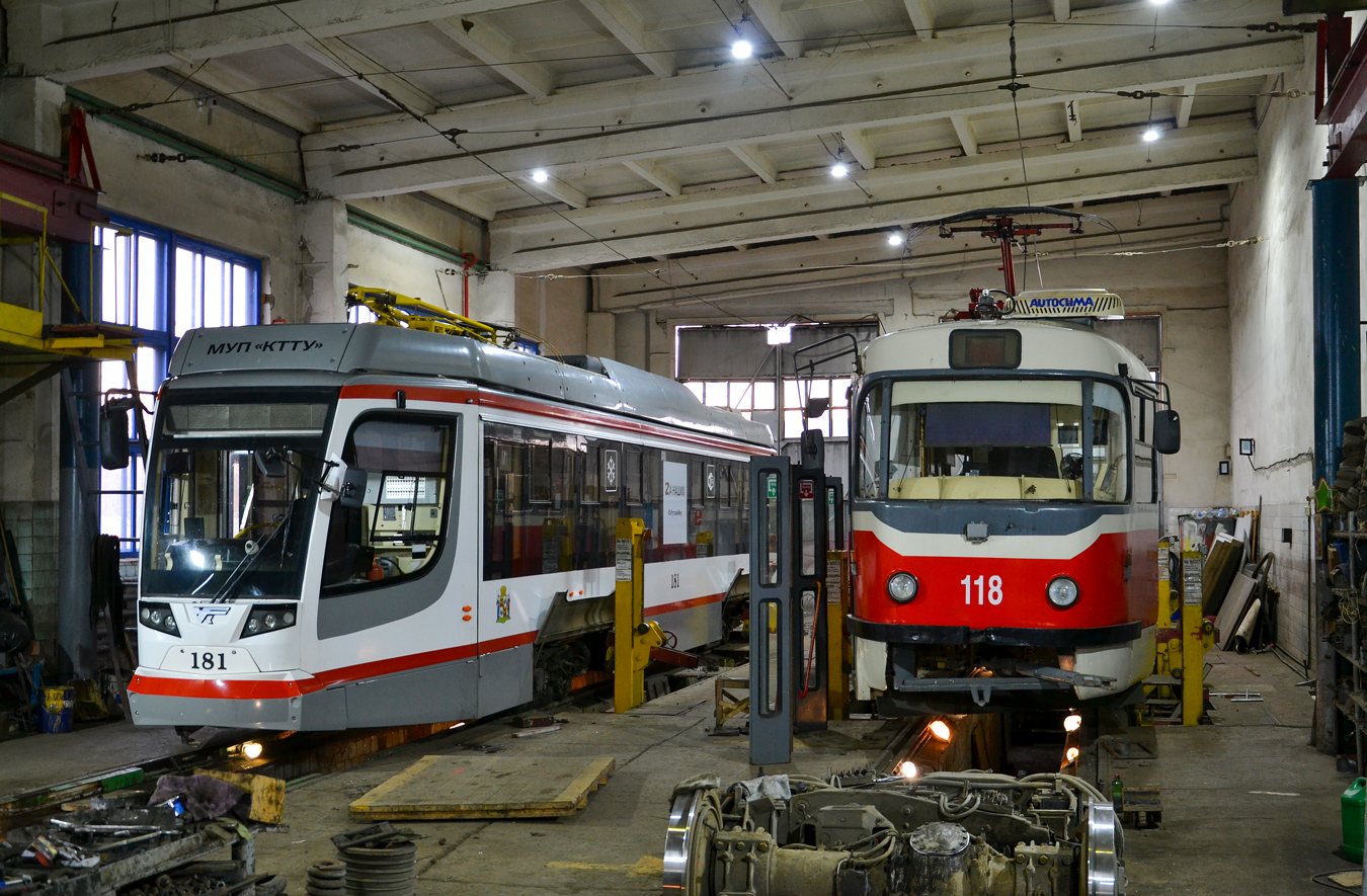 Краснодар, 71-623-04 № 181; Краснодар, Tatra T3SU КВР ТМЗ № 118