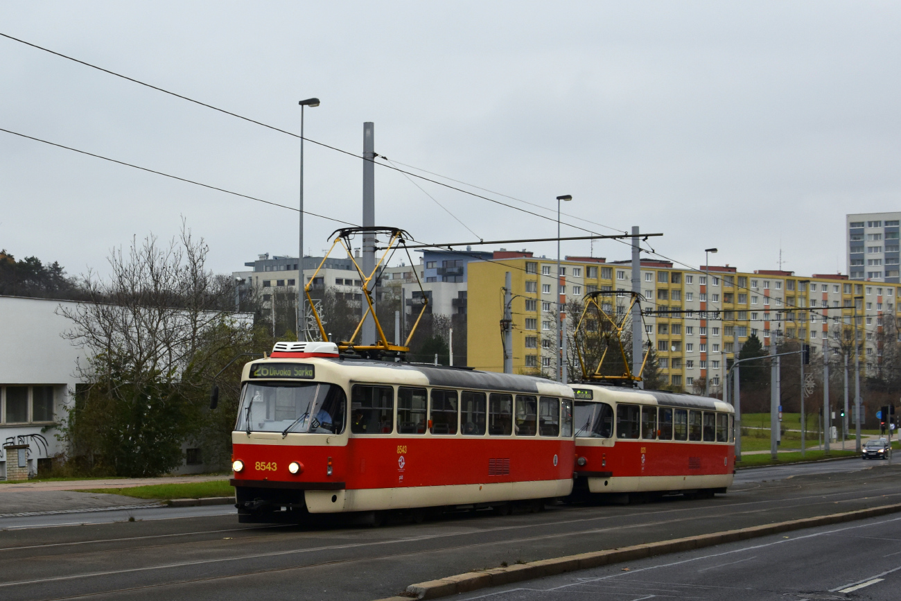 Прага, Tatra T3R.P № 8543