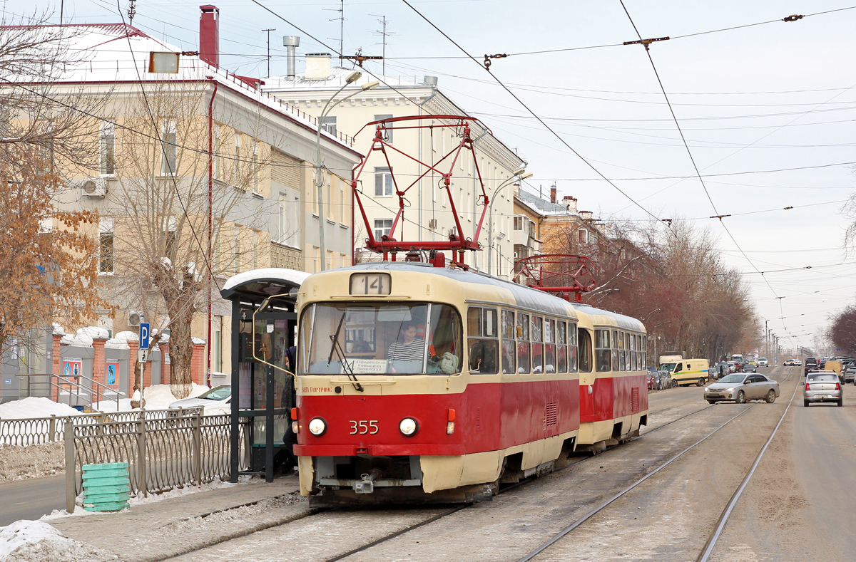 Екатеринбург, Tatra T3SU № 355