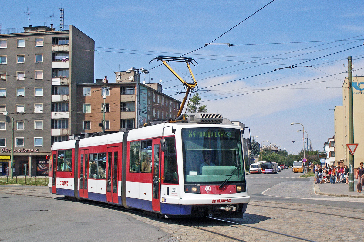 Оломоуц, Škoda 03T1 Astra № 201