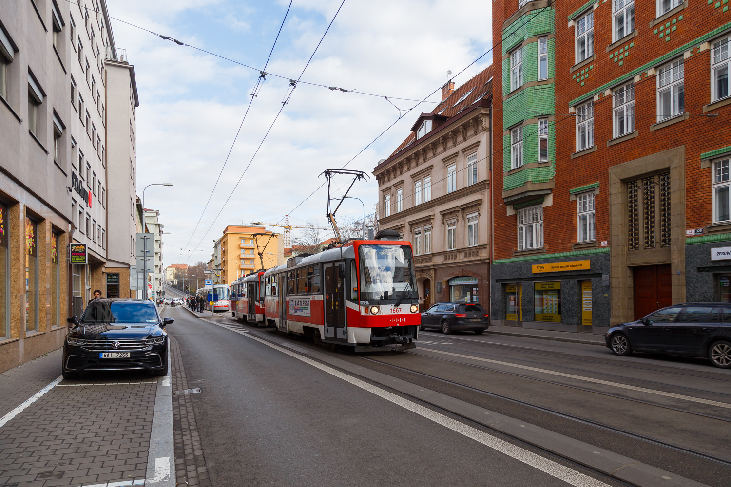 Brno, Tatra T3R (1995) № 1667