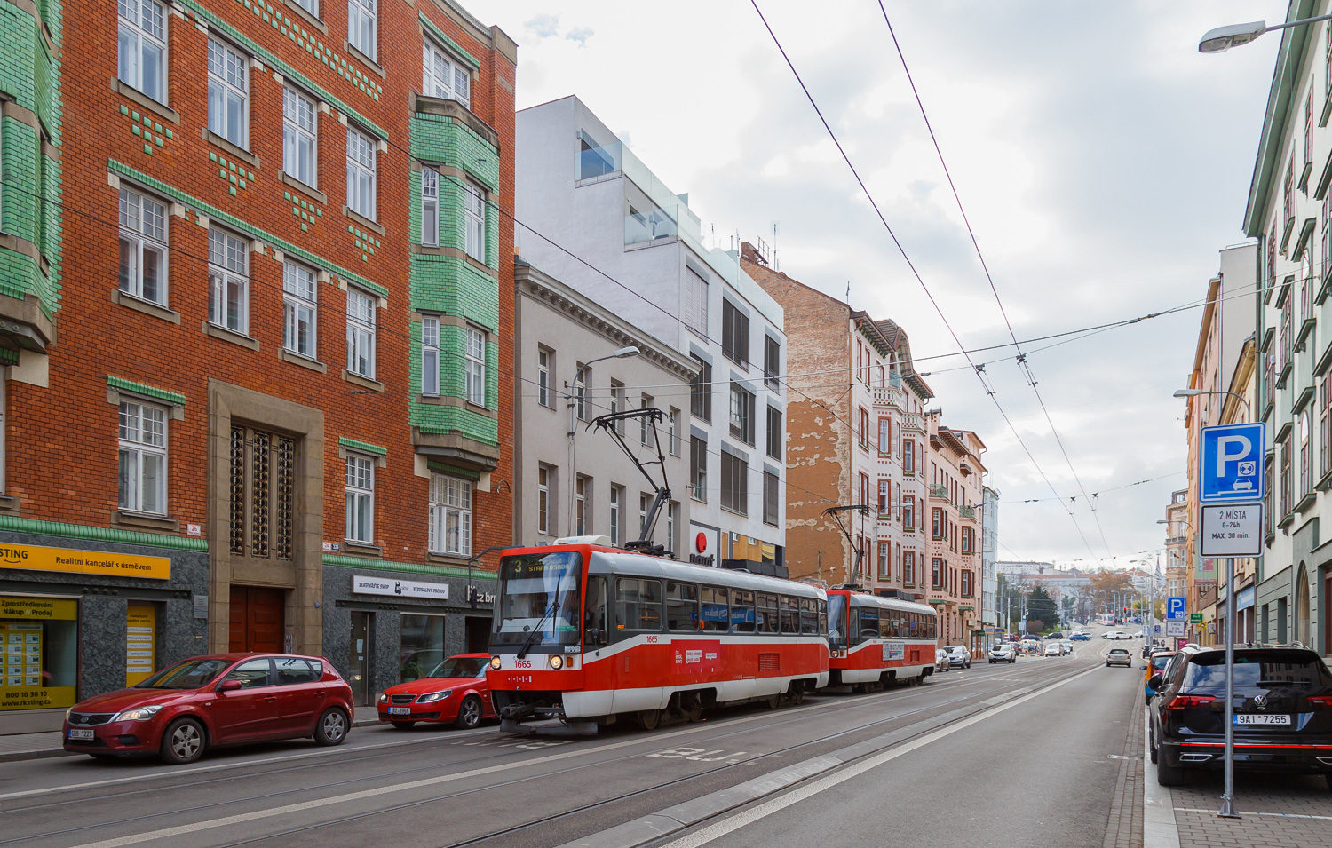 Брно, Tatra T3R (1995) № 1665