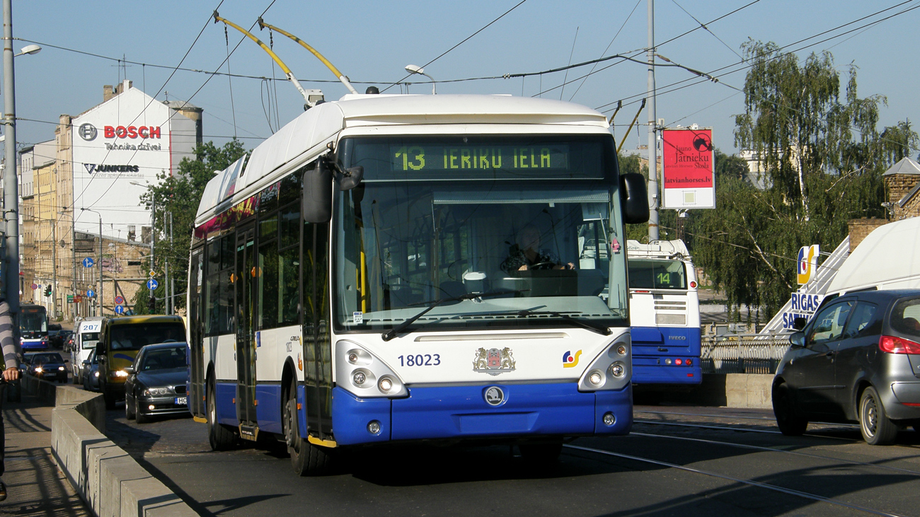Riga, Škoda 24Tr Irisbus Citelis N°. 18023