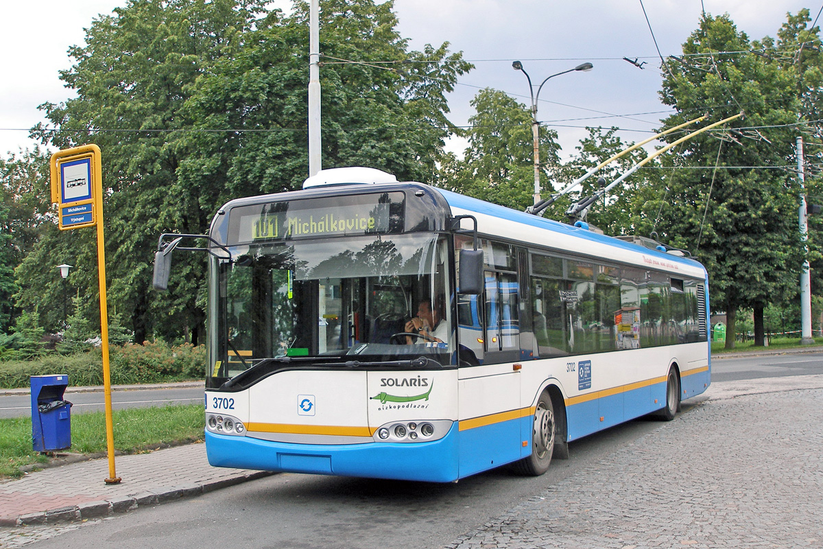 Острава, Solaris Trollino II 12 AC № 3702