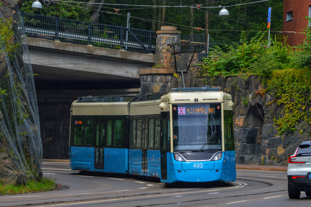 Göteborg, Alstom M33B Flexity Göteborg # 493