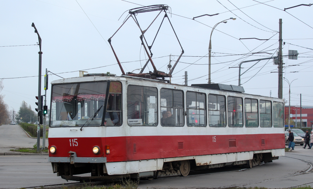 Липецк, Tatra T6B5SU № 115