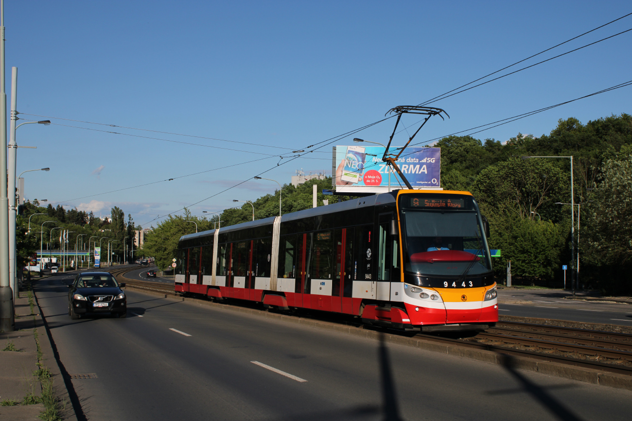 Прага, Škoda 15T7 ForCity Alfa Praha № 9443