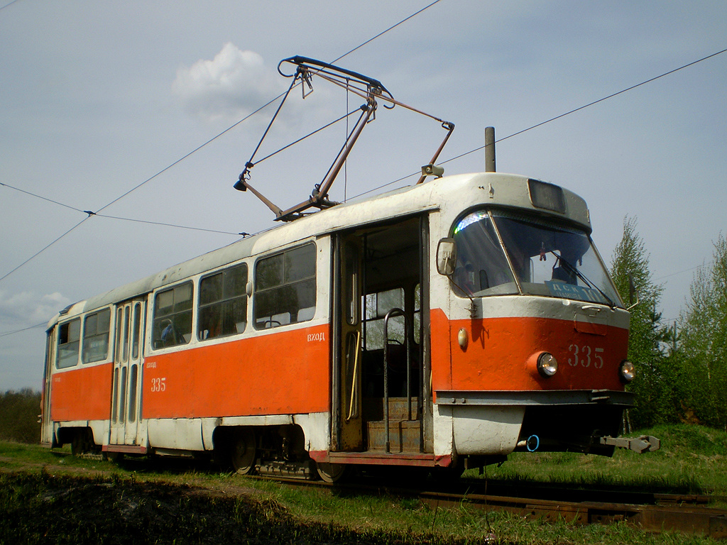 Тверь, Tatra T3SU № 335; Тверь — Трамвайные конечные станции и кольца