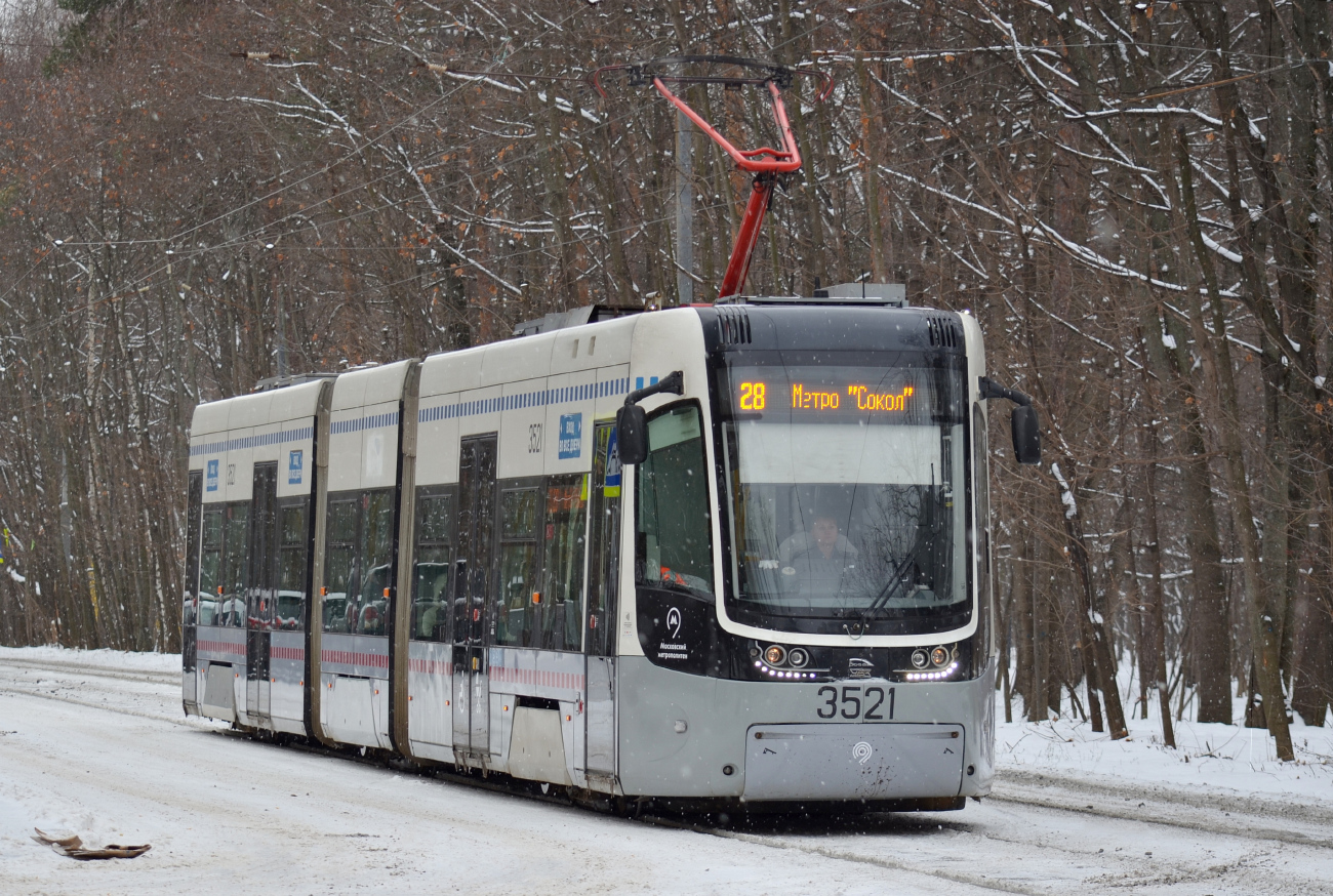 Москва, 71-414 (Pesa Fokstrot) № 3521