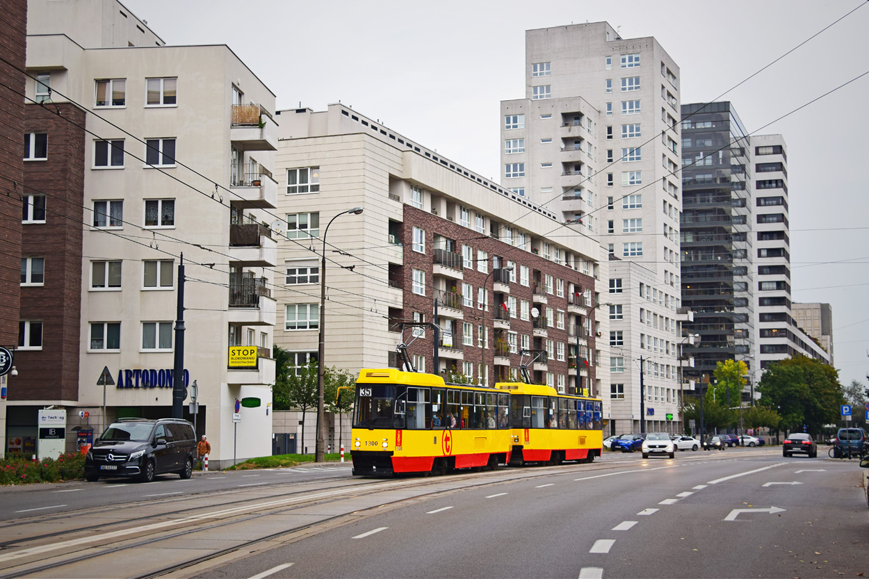 Варшава, Konstal 105Na № 1300