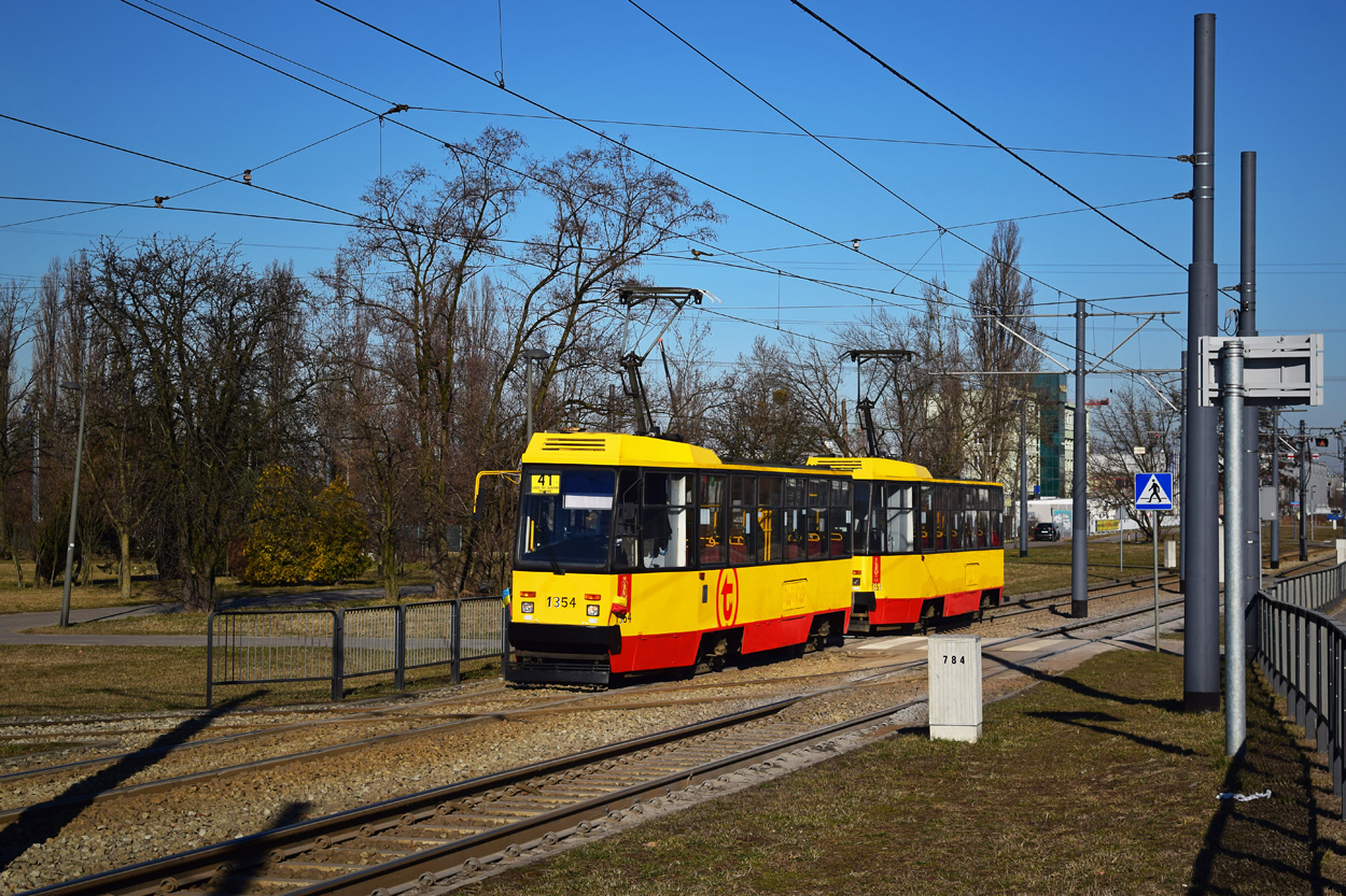 Варшава, Konstal 105Na № 1354