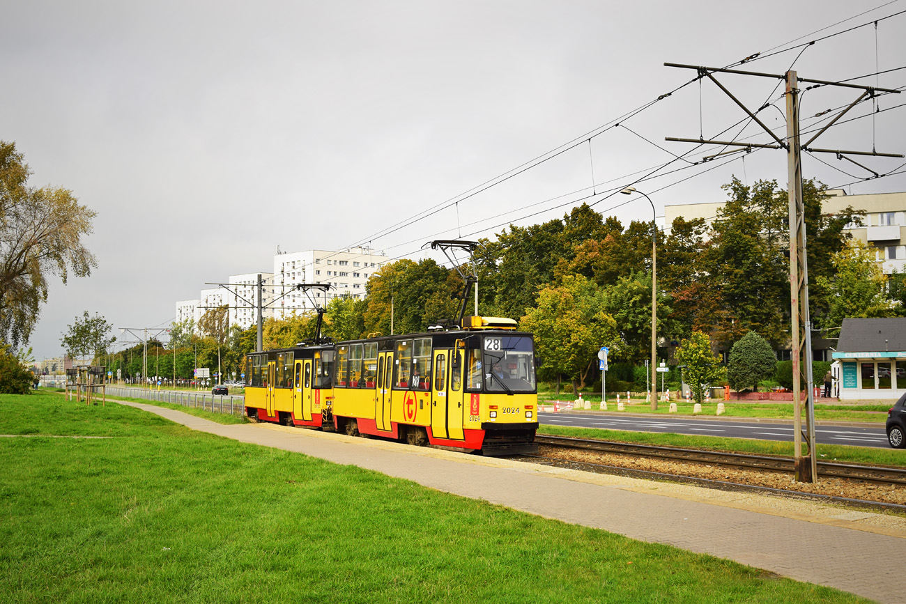 Варшава, Konstal 105N2k № 2024