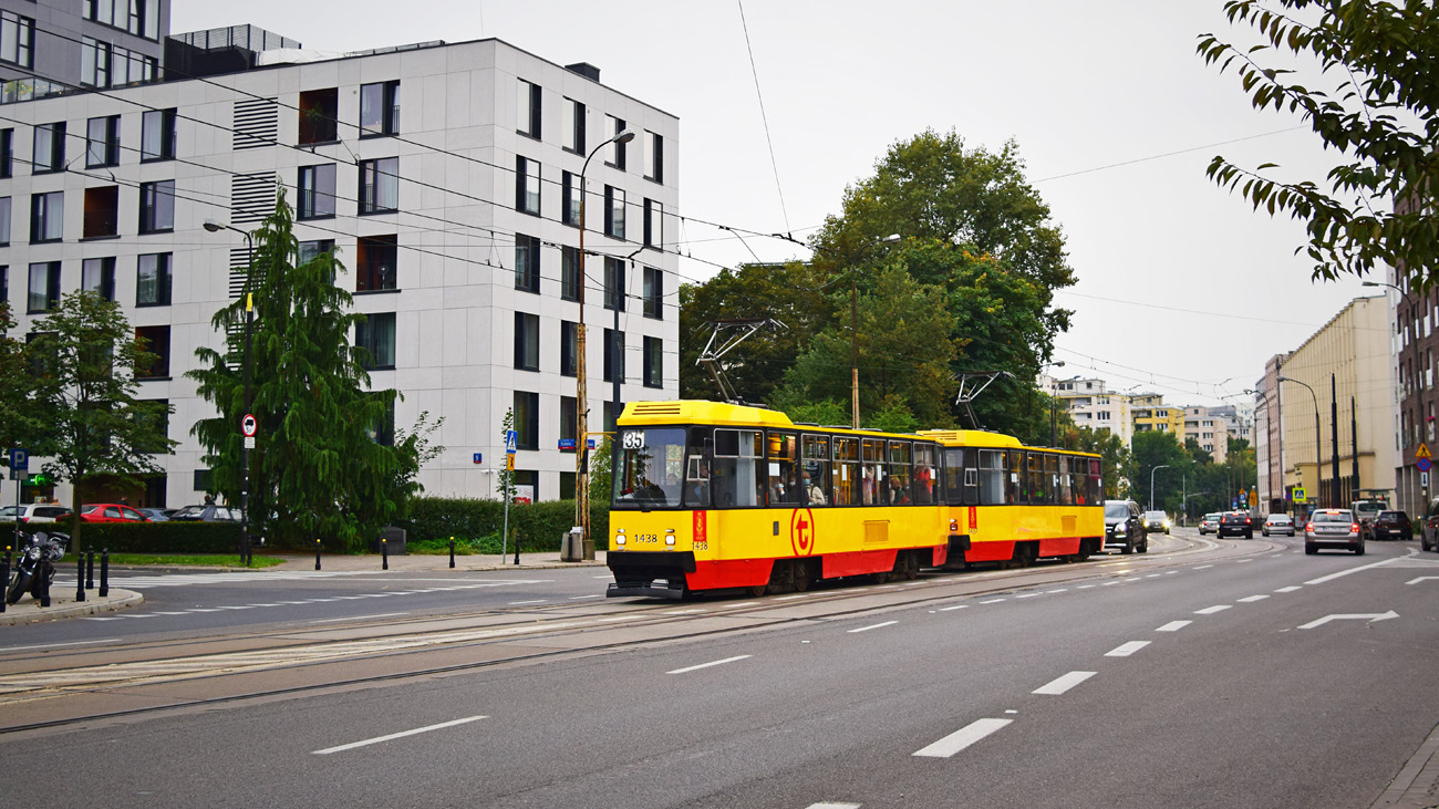 Варшава, Konstal 105Nf № 1438