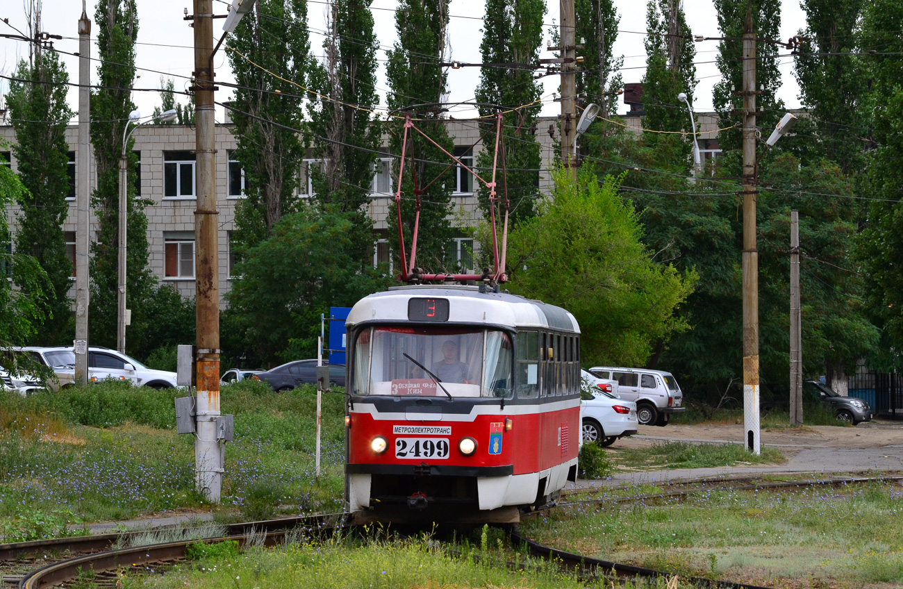 Волгоград, Tatra T3SU (двухдверная) № 2499