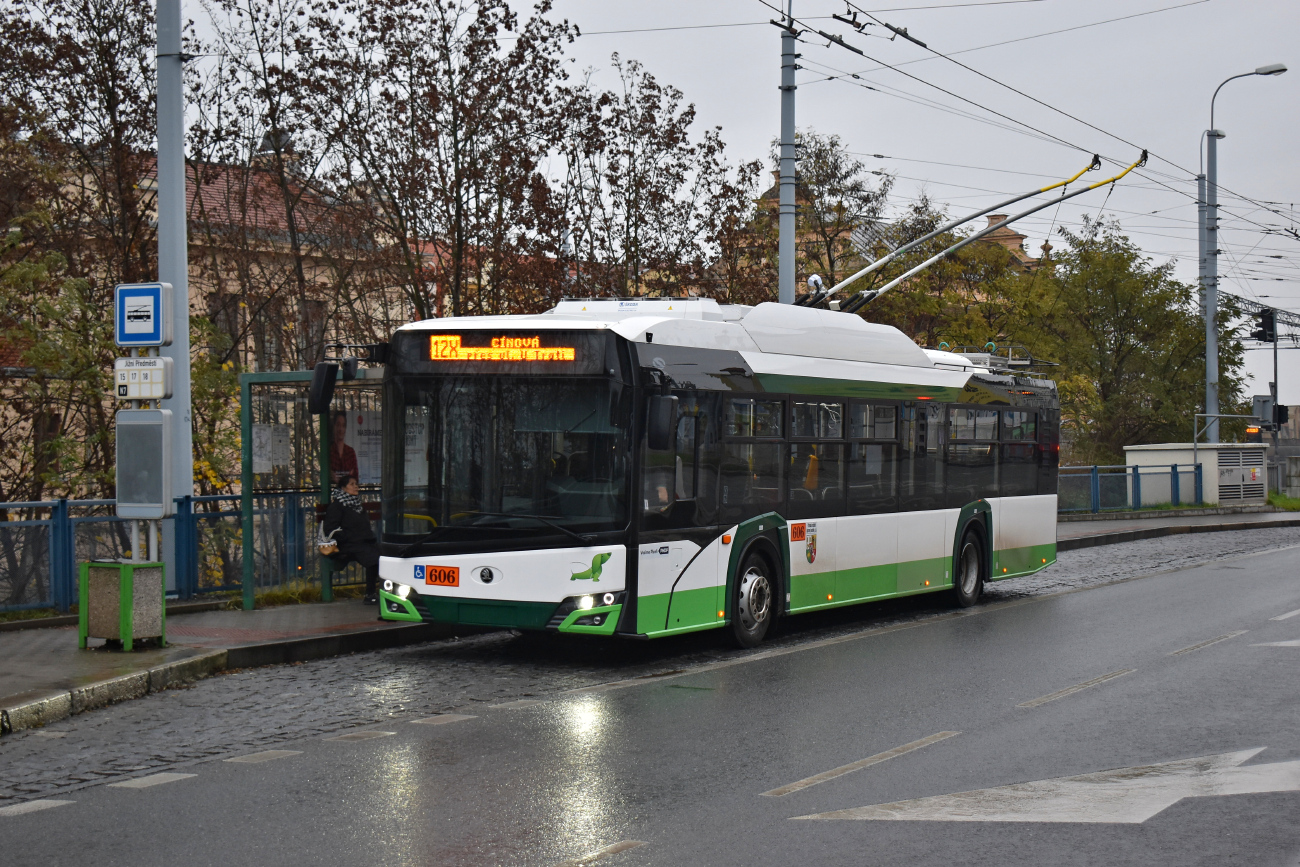 Plzeň, Škoda 26Tr Solaris IV Br. 606; Plzeň — Brand new trolleybuses from the Škoda factory